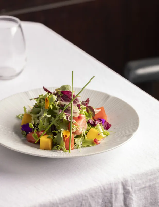 Sản phẩm mango watermelon indian salad starter zaika kensington.jpg 1003x1300 — Zaika Of Kensington — MST EU2460974